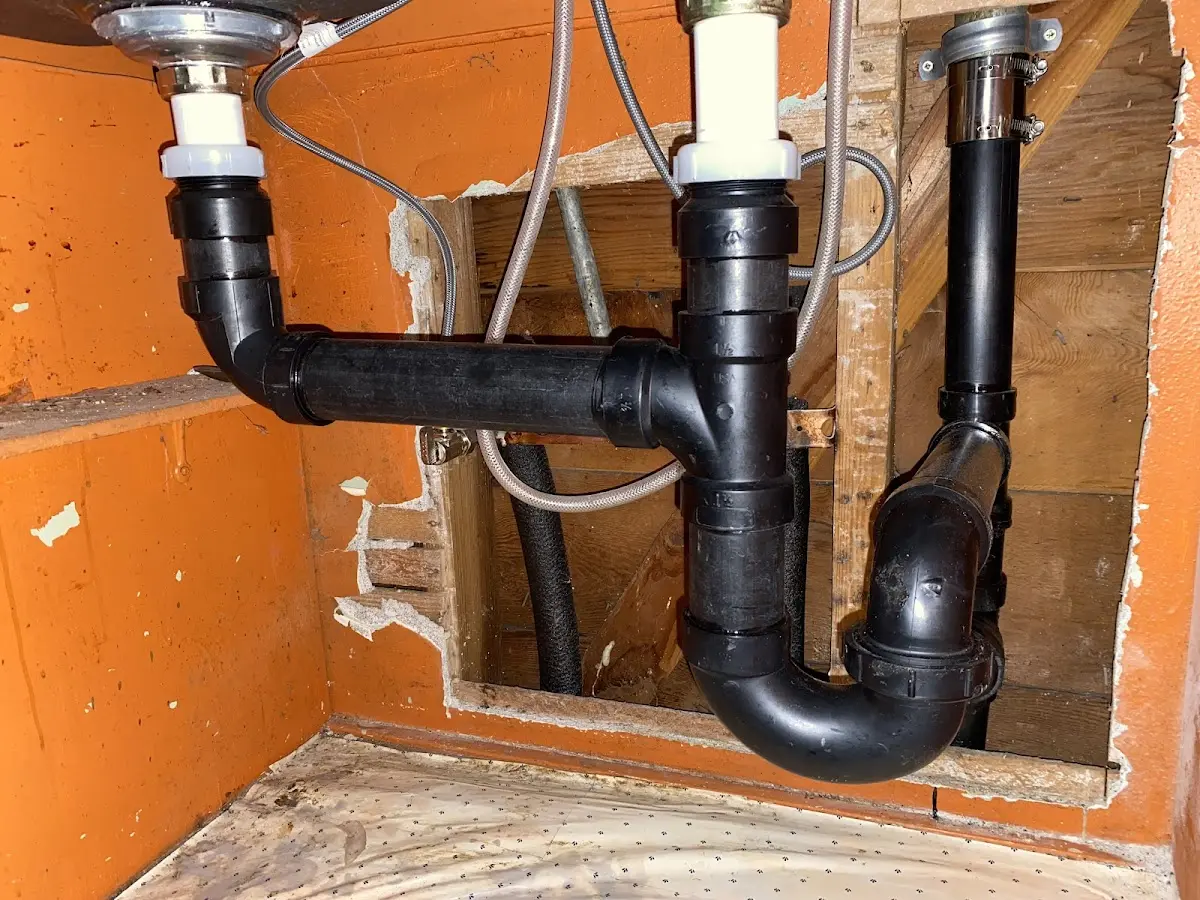 Professional Repiping Services equipment and tools on the job in Hampden